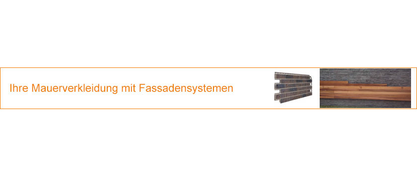 Mauerverkleidung