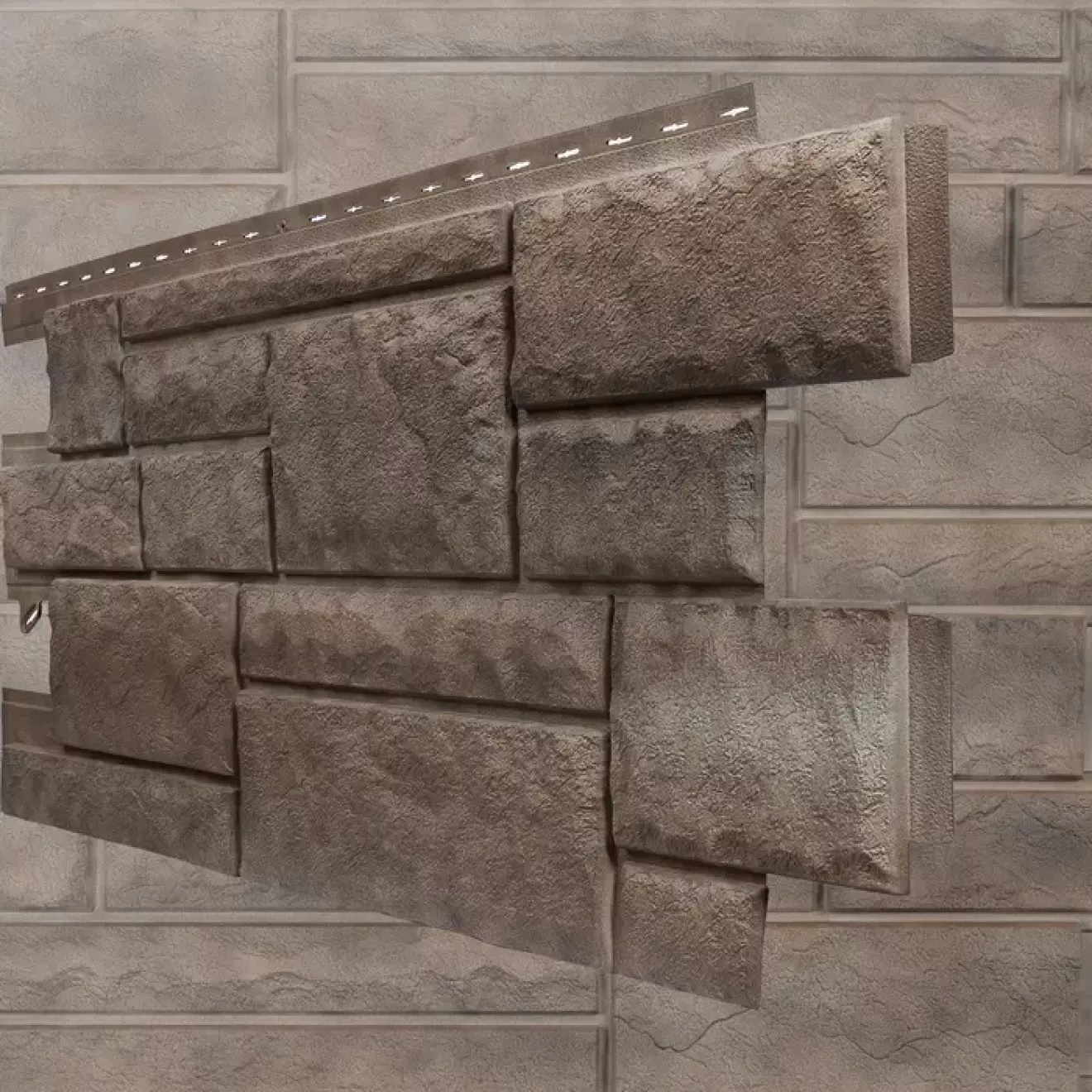 NovikStone PHC Bruchsteinfassade Shadow Gray