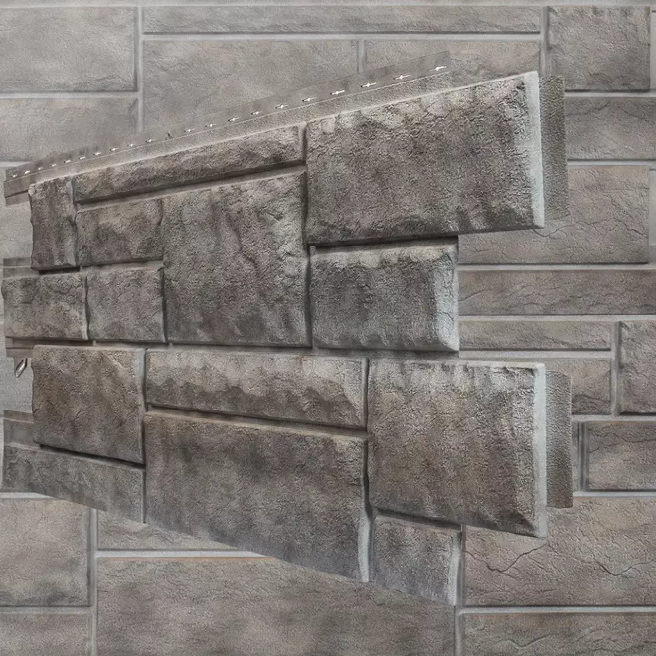 NovikStone PHC Bruchsteinfassade Shadow Gray