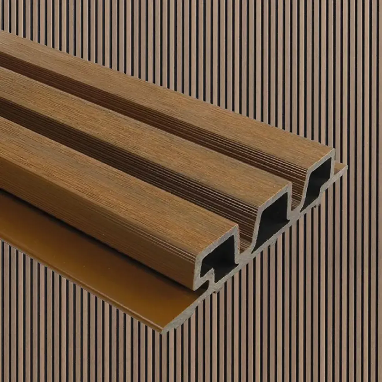 WEO® 35 WPC Rhombusfassade