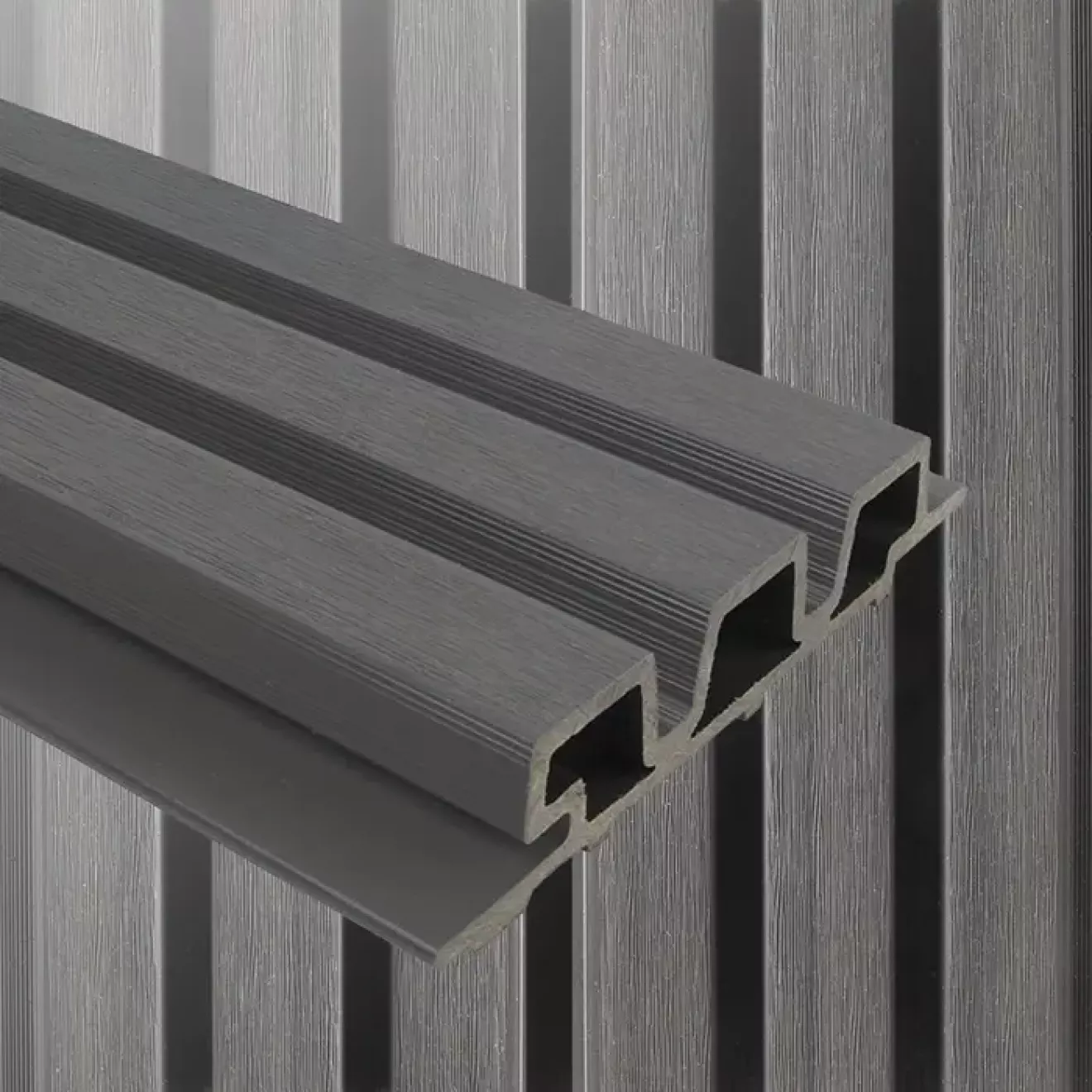 WEO® 35 WPC Rhombusfassade