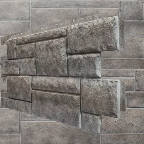 NovikStone PHC Bruchsteinfassade Shadow Gray