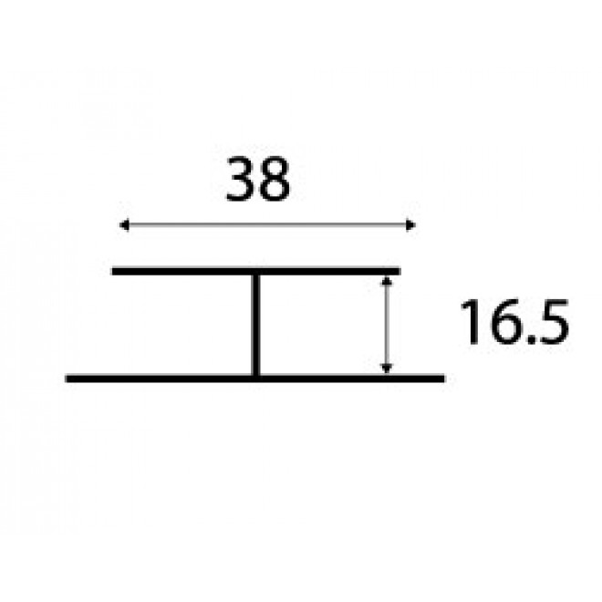 Verbindungsprofil PVC 0613
