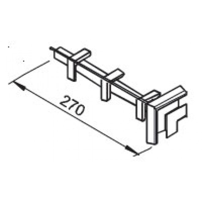 vinyCom Eckverbinder - weiß
