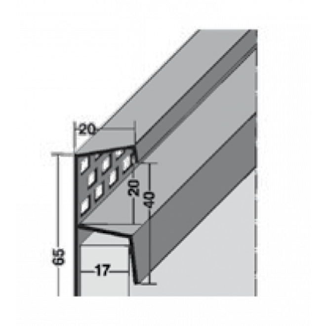 Lüftungsprofil 9/65 Protektor 3662 TL 9