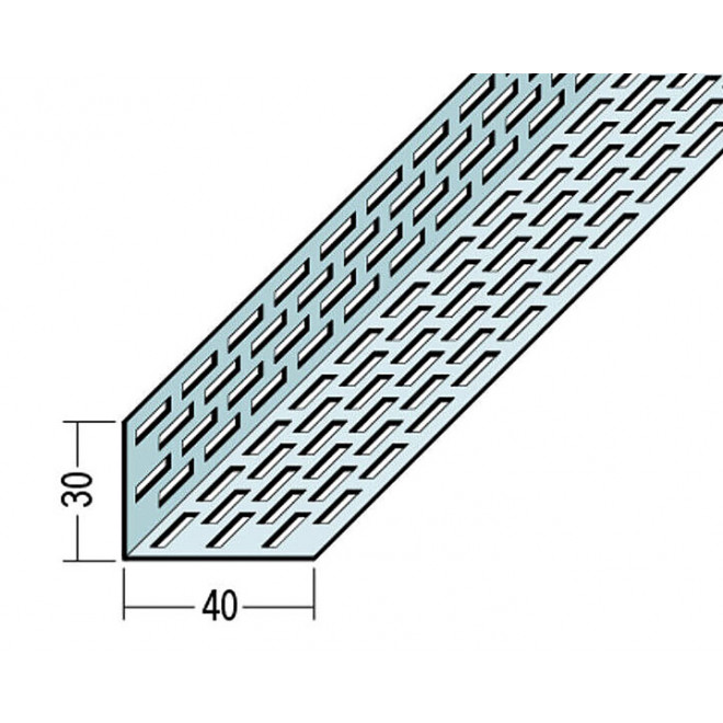 Protektor Lüftungswinkelprofil LÜW30/40 9301 - Aluminium