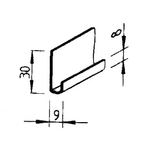 vinyTec Starterleiste Aluminium