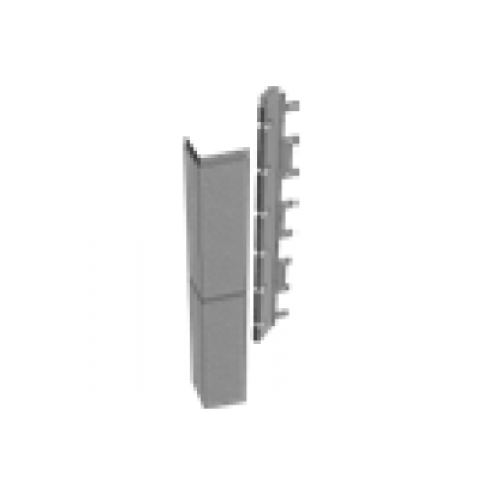 FS Feldstein Universelle Ecke groß 2-teilig - Fugenfarbe grau