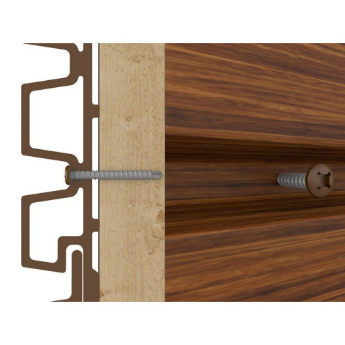 WEO® 35 WPC Rhombusfassade